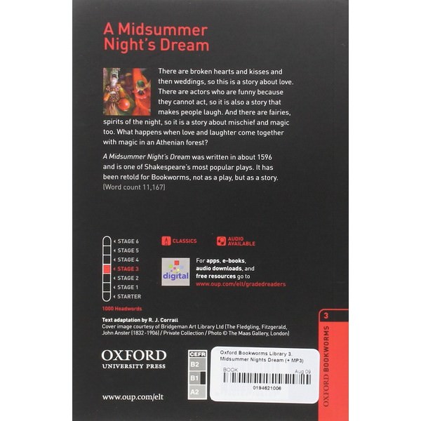 Oxford Bookworms Library (3 Ed.) 3: A Midsummer Nights Dream MP3 Pack