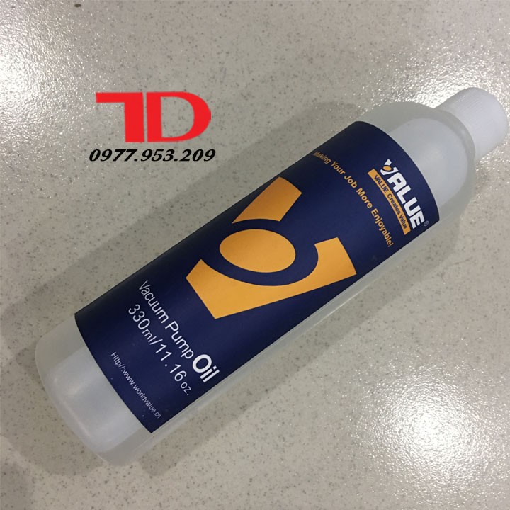 Dầu chuyên dụng dùng cho máy hút chân không VALUE hàng chính hãng, dầu bảo trì VPO 46 330ml