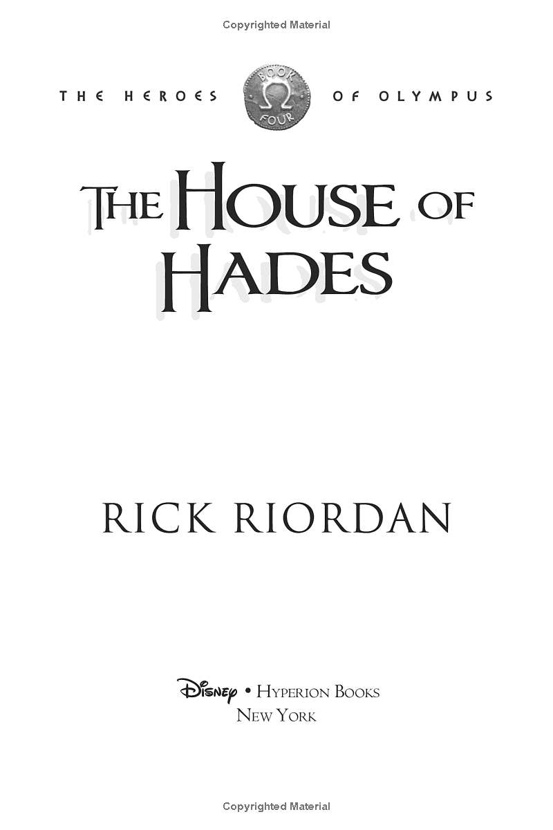 Sách ngoại văn: The Heroes Of Olympus 4: The House Of Hades