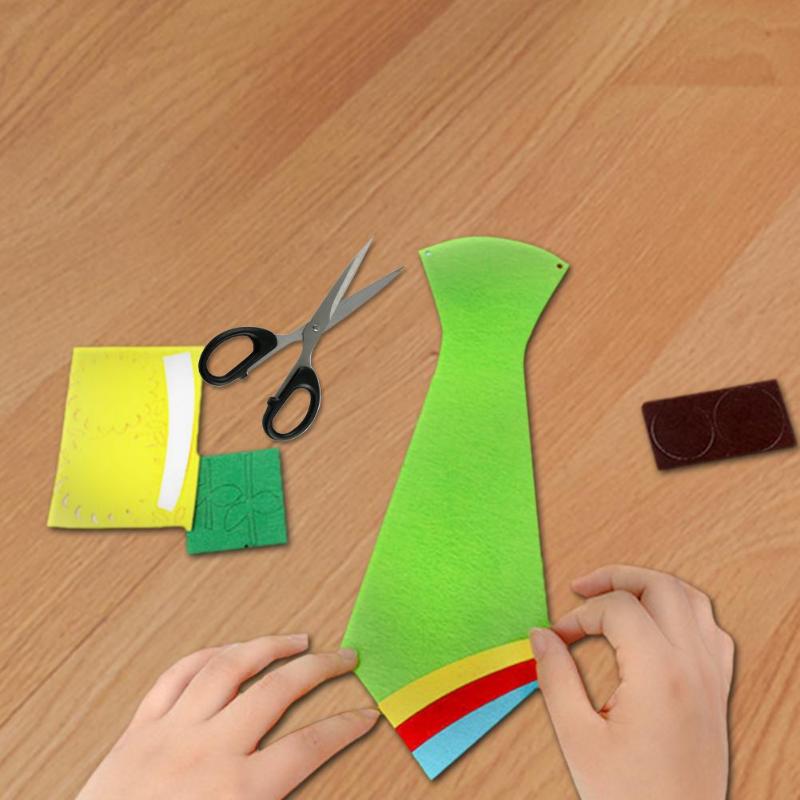 Cà Vạt Vải Nỉ DIY Tặng Cha Của Bé