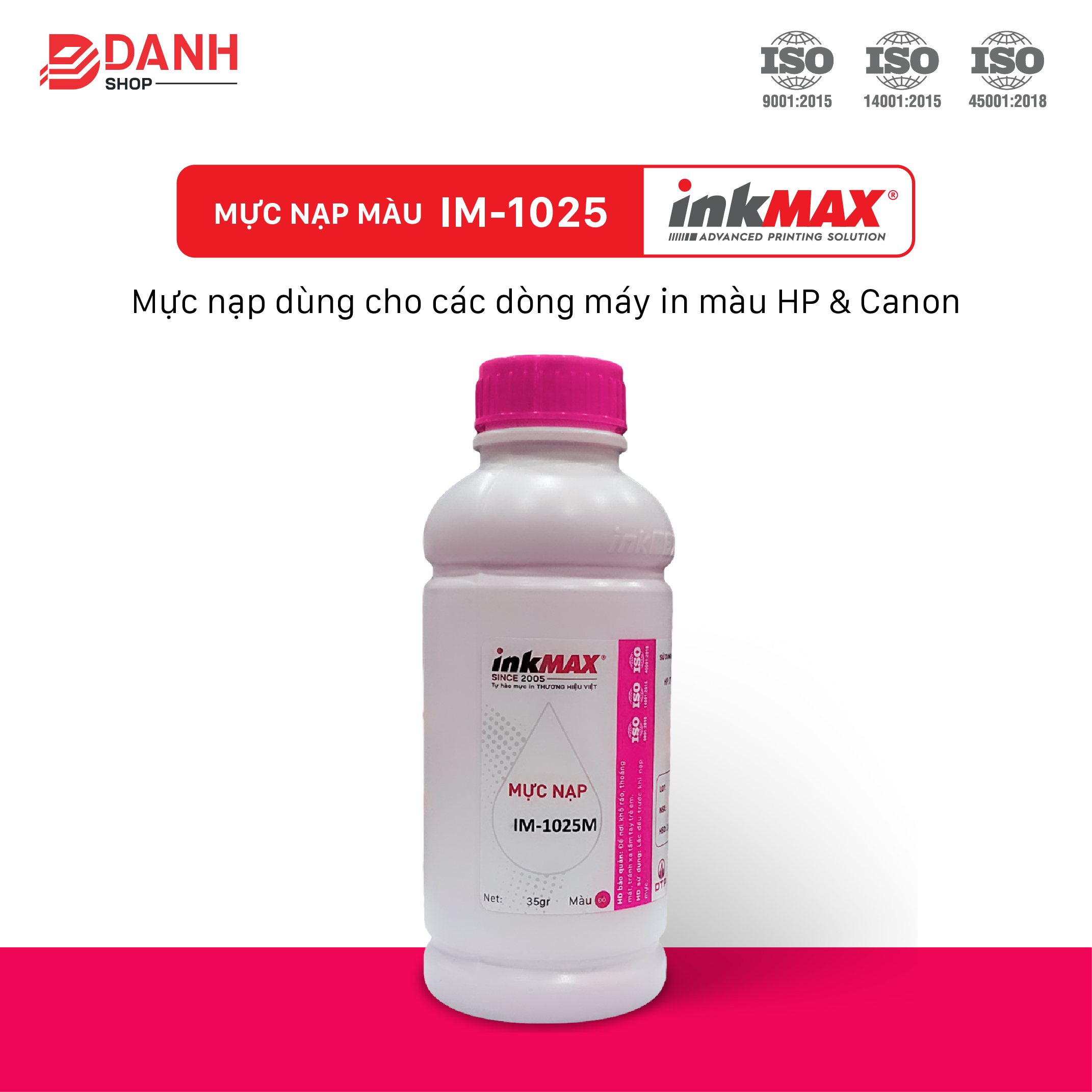 Mưc nạp inkMAX IM-1025 cho máy in LASER MÀU - HP Color Laser - CE-310/311/312/313 - Hàng chính hãng