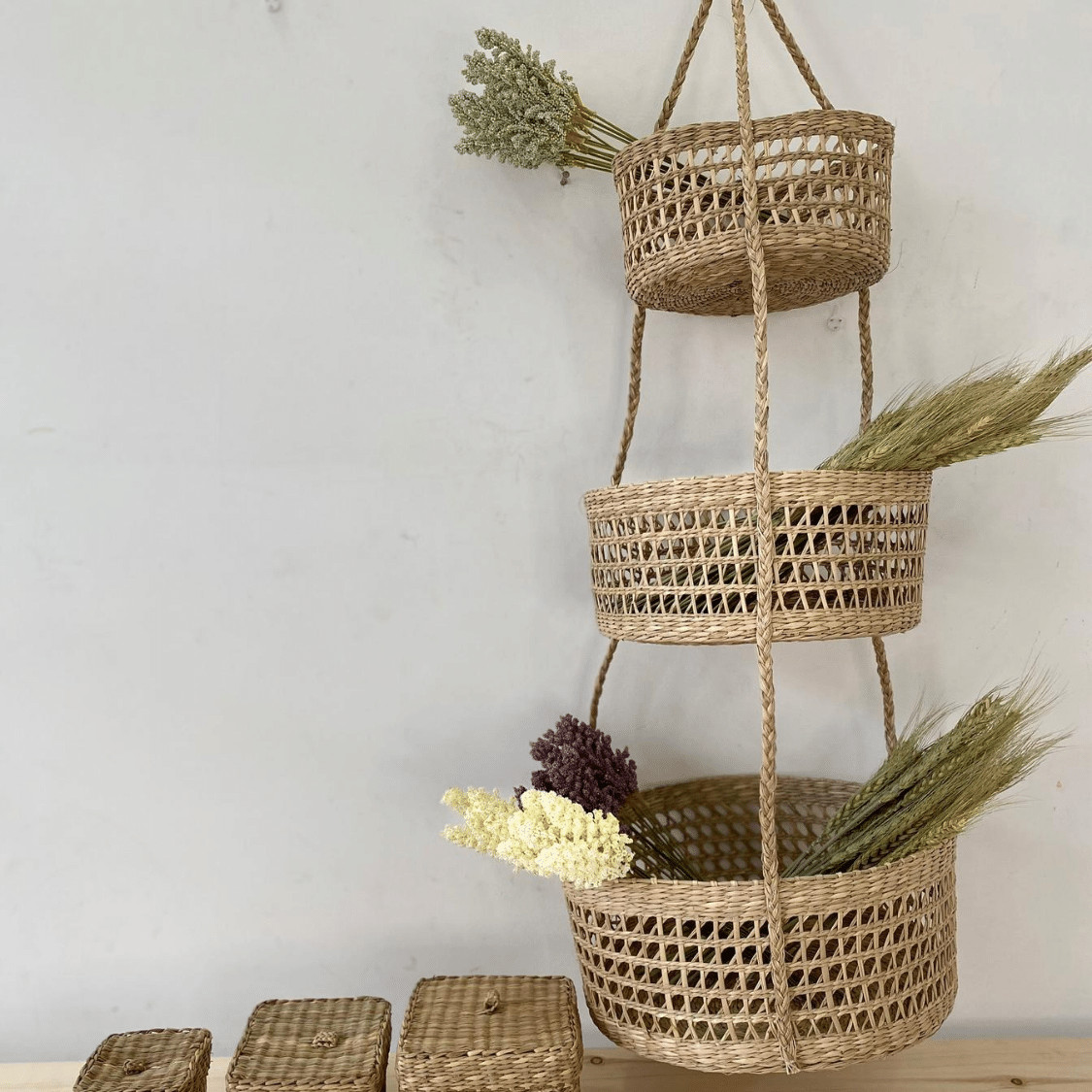 Set Giỏ Cây 3 Tầng