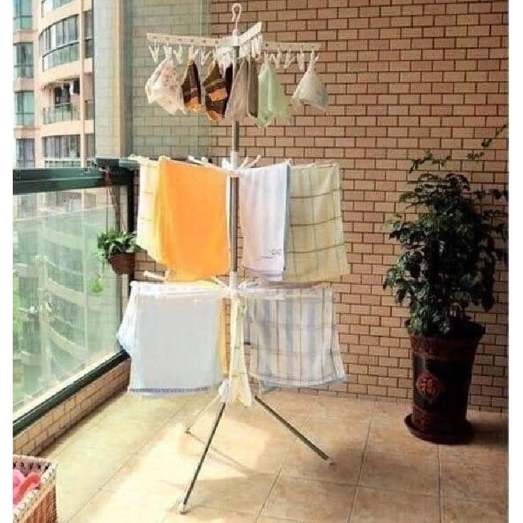 Cây phơi quần áo 3 tầng đa năng