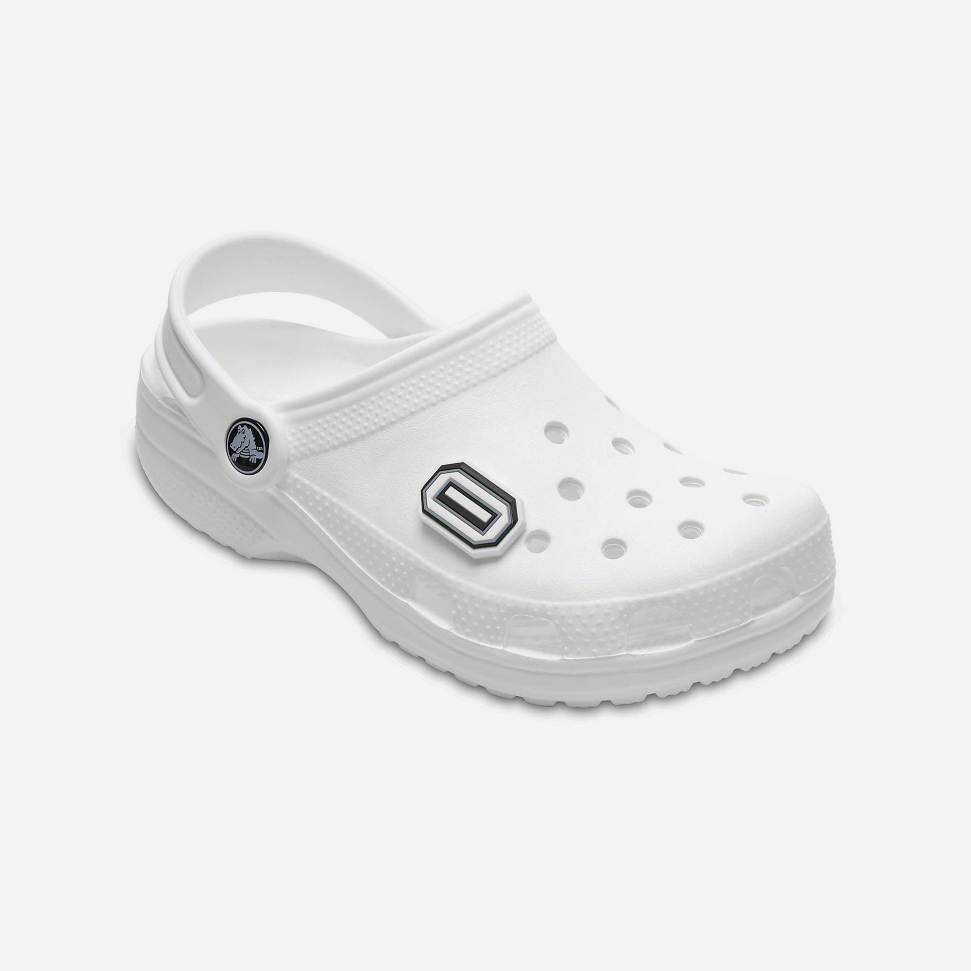 Huy hiệu jibbitz Crocs B&amp;W Number 0 - 10006958