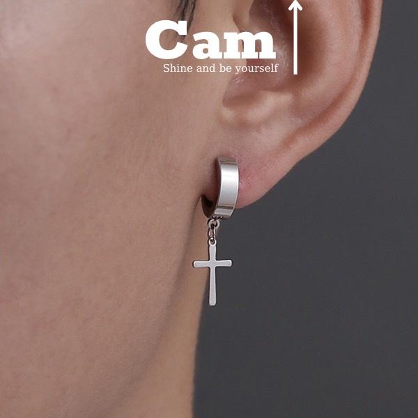 Khuyên Tai Nam Nữ GIÁ 1 CHIẾC Camcamvintage Khuyên Tai Nam Không Cần Bấm Lỗ, Khuyên Tai Kẹp Nhiều Lựa Chọn