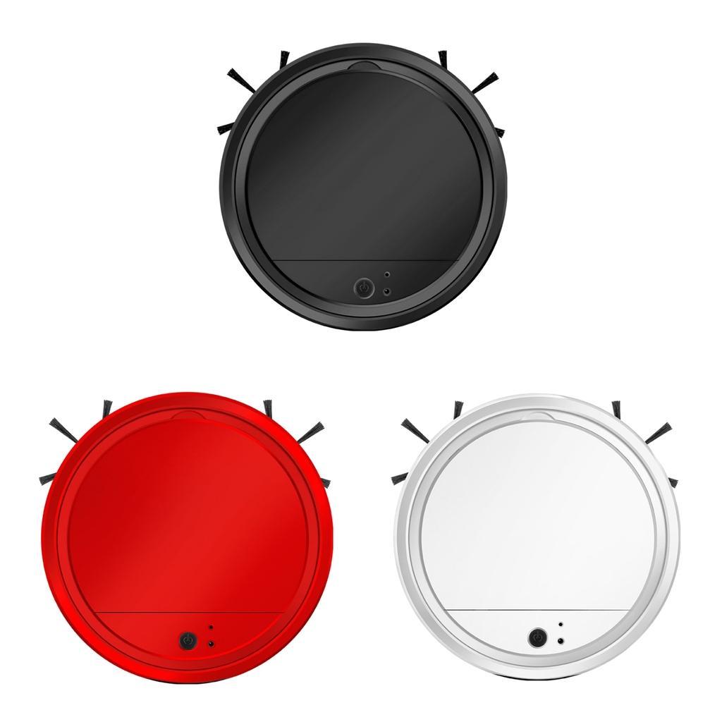 Automatic Mopping Sweeper Ultraviolet Sterilization Vacuum Cleaner 7cm Red