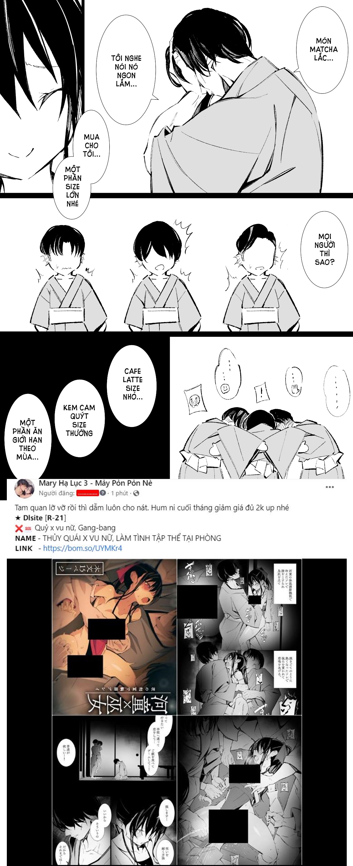 [21+] thủy quái x vu nữ, làm tình tập thể tại phòng chapter 1.2 4