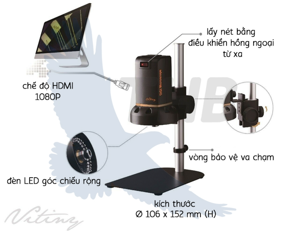 Kính Hiển Vi Vitiny - Hàng Chính Hãng