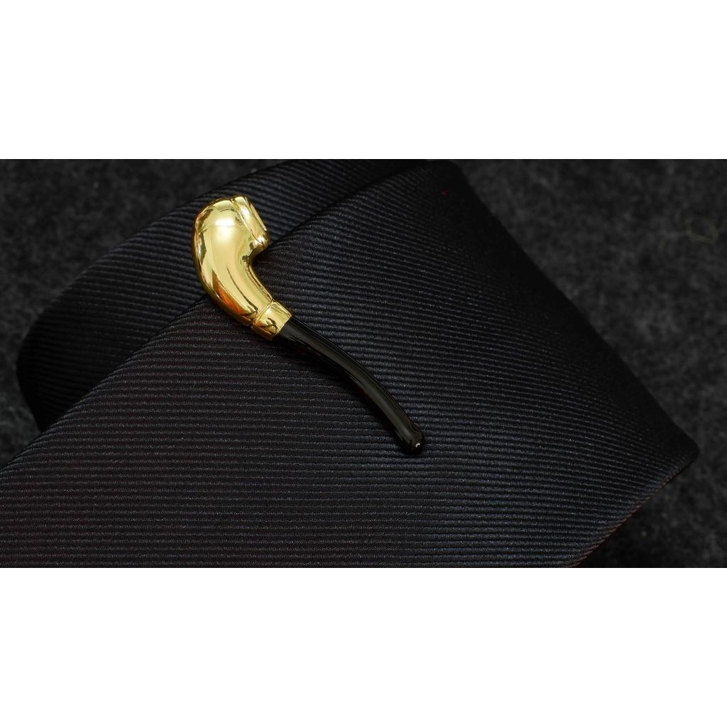 Kẹp Cà Vạt Black Pipe