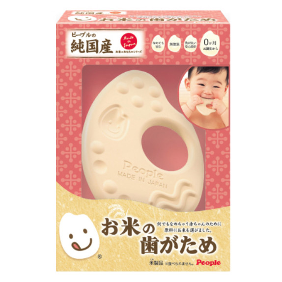 Miếng Gặm Nướu Bằng Gạo Nhật Bản từ PEOPLE - Hương gạo & vị gạo trong từng sản phẩm 100% Made in Japan - KM003