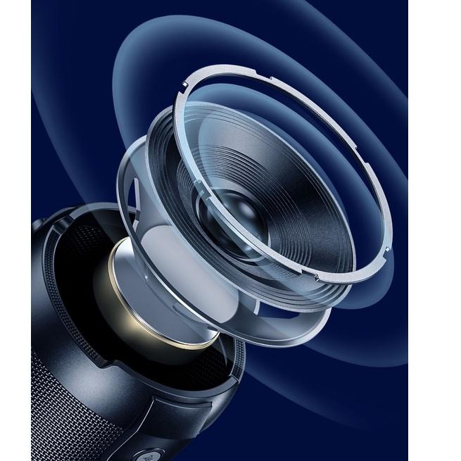 Loa bluetooth WEKOME d29 thế hệ V5.0 bắt sóng khoảng cách lên đến 10m, dễ dàng di chuyển, sử dụng ngoài trời- Hàng nhập khẩu