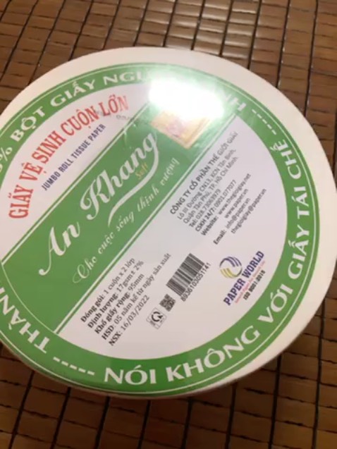 Giấy vệ sinh tốt . Chất lượng tốt phù hợp với giá tiền. Thời gian giao hàng nhanh. Cảm ơn shop nhé!