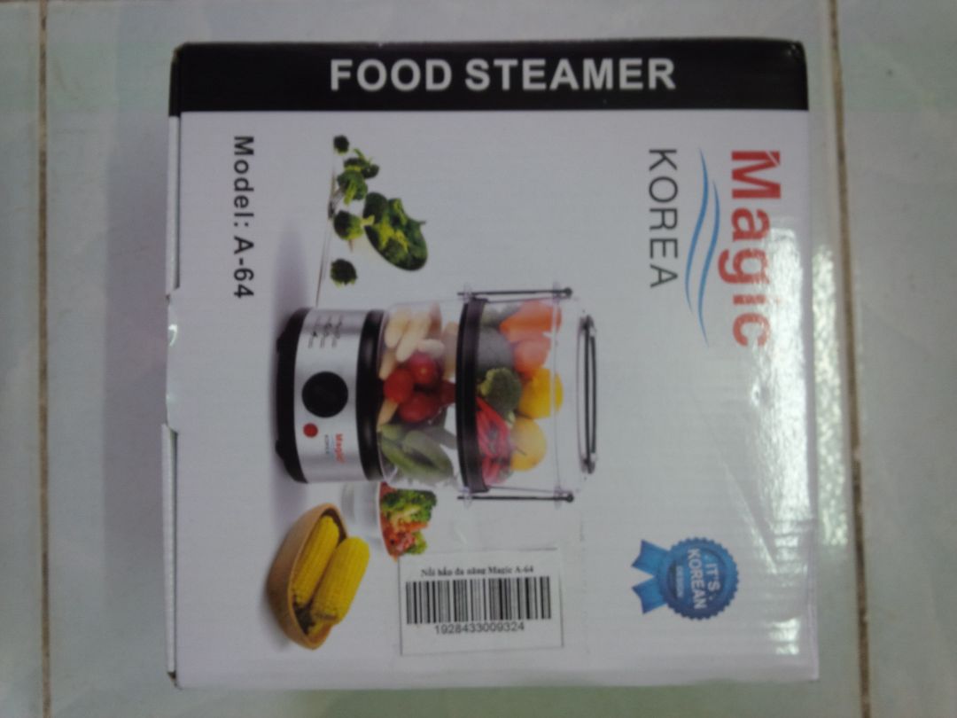Máy hấp Magic Korea rất tốt cho việc hâm nóng thức ăn , hấp chín thực phẩm tươi sống mà không làm mất hương vị . Máy tỏa nhiệt nhanh hơi nóng lan đều trong xửng nhựa , tự ngắt điện theo thời lượng sử dụng . Hàng giao nhanh và được bảo quản tốt trong khi vận chuyển và giao nhận . Cám ơn shop & TIKI .