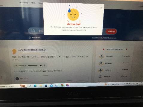 Mình vừa nhận được sách và quét mã QR để đăng ký sách online thì được báo mã QR đã được đăng ký ở tài khoản khác. Tiki có thể hỗ trợ mình trường hợp này không ạ?
Ps. Hôm thứ sáu mình đã nhận được liên hệ từ tiki nhưng sau đó thì mình vẫn chưa nhận được *** nên mình gửi ảnh lên đây tạm ạ. Tiki xem giúp mình nhé. Mình vừa nhận được sách và quét mã QR để đăng ký sách online thì được báo mã QR đã được đăng ký ở tài khoản khác. Tiki có thể hỗ trợ mình trường hợp này không ạ?
Ps. Hôm thứ sáu mình đã nhận được liên hệ từ tiki nhưng sau đó thì mình vẫn chưa nhận được *** nên mình gửi ảnh lên đây tạm ạ. Tiki xem giúp mình nhé.