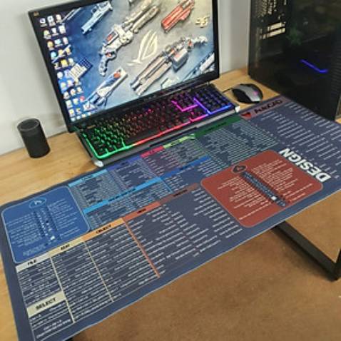 Chữ sắc nét .to .không hôi mùi cao su .giá hợp lý. 
Tấm lót chuột siêu bên siêu ngầu và phong cách hoàn toàn khác biết với các loại thông thường