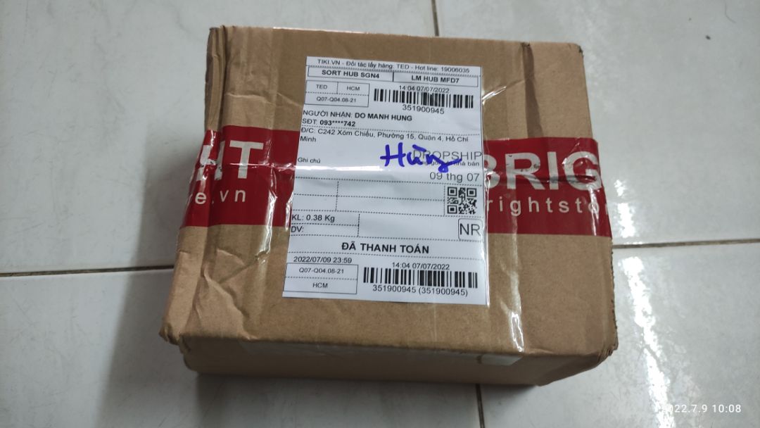 Sản phẩm tốt, chất lượng, giáo hàng nhanh, đóng gói cẩn thận. Vỏ kim loại cầm chắc tay và hơi ấm trong quá trình hoạt động.