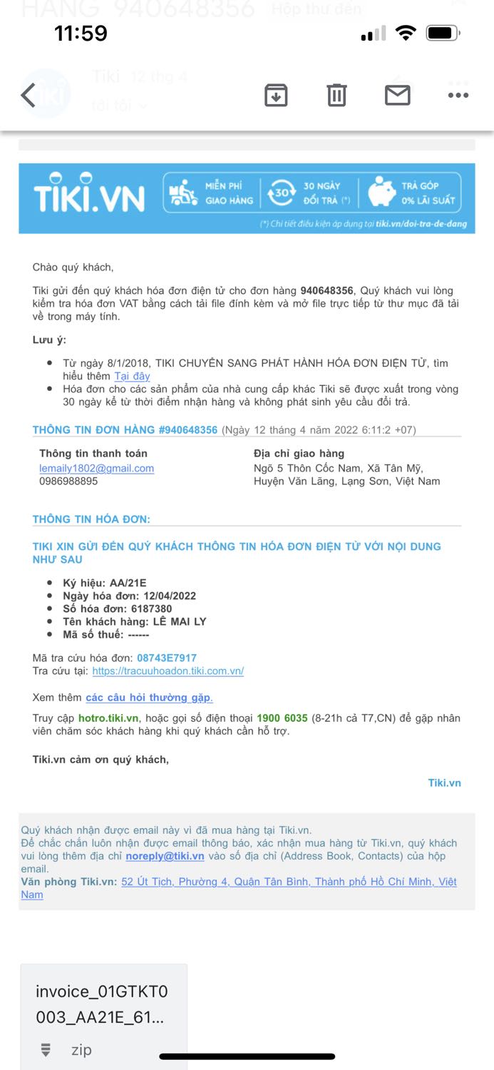 Mình có đặt con chuột từ 12/4 và nhận 16/4 thì chuột bị lỗi mình đổi trả lại trong ngày. Ngày sau tiki gọi điện xác nhận chuột ko lỗi là gửi trả lại mình ok. Nhưng đến hôm nay 7/5 mình vẫn chưa hề nhận dc hàng. Nhắn tin cho tiki vẫn báo là đang xử lý. Quá tệ biết vậy mua chỗ khác vừa có chuột để dùng mà cũng ko bị ngâm tiền lâu như vậy