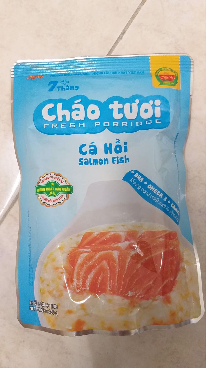 Cháo ngon. Mình mua cho bạn bồ, do đợt dịch nên hạn chế đi lại, mình đành nhờ Tiki gửi chút đồ ăn để thay mình chăm bạn ý.