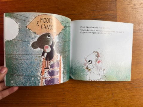 Một cuốn sách quá dễ thương, con mình rất thích nhân vật chuột Mooty này