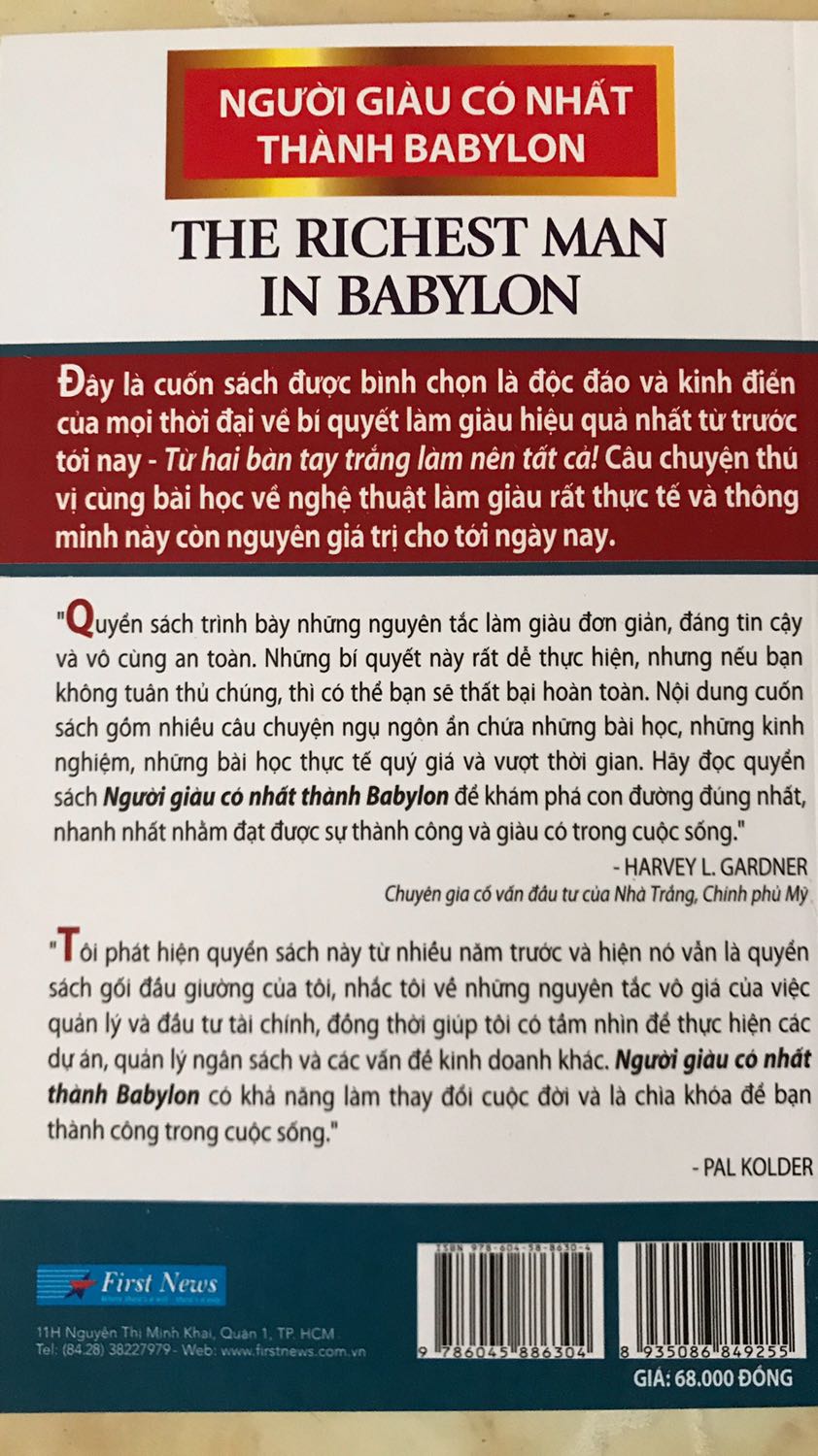 Mình mua tặng các anh em đồng nghiệp. Rất hài lòng về sách được nhận và thời gian giao.
Giao nhanh, người giao nhiệt tình. Sách đẹp. Chậm xuống lấy vẫn chờ. Cảm ơn shop và tiki.
