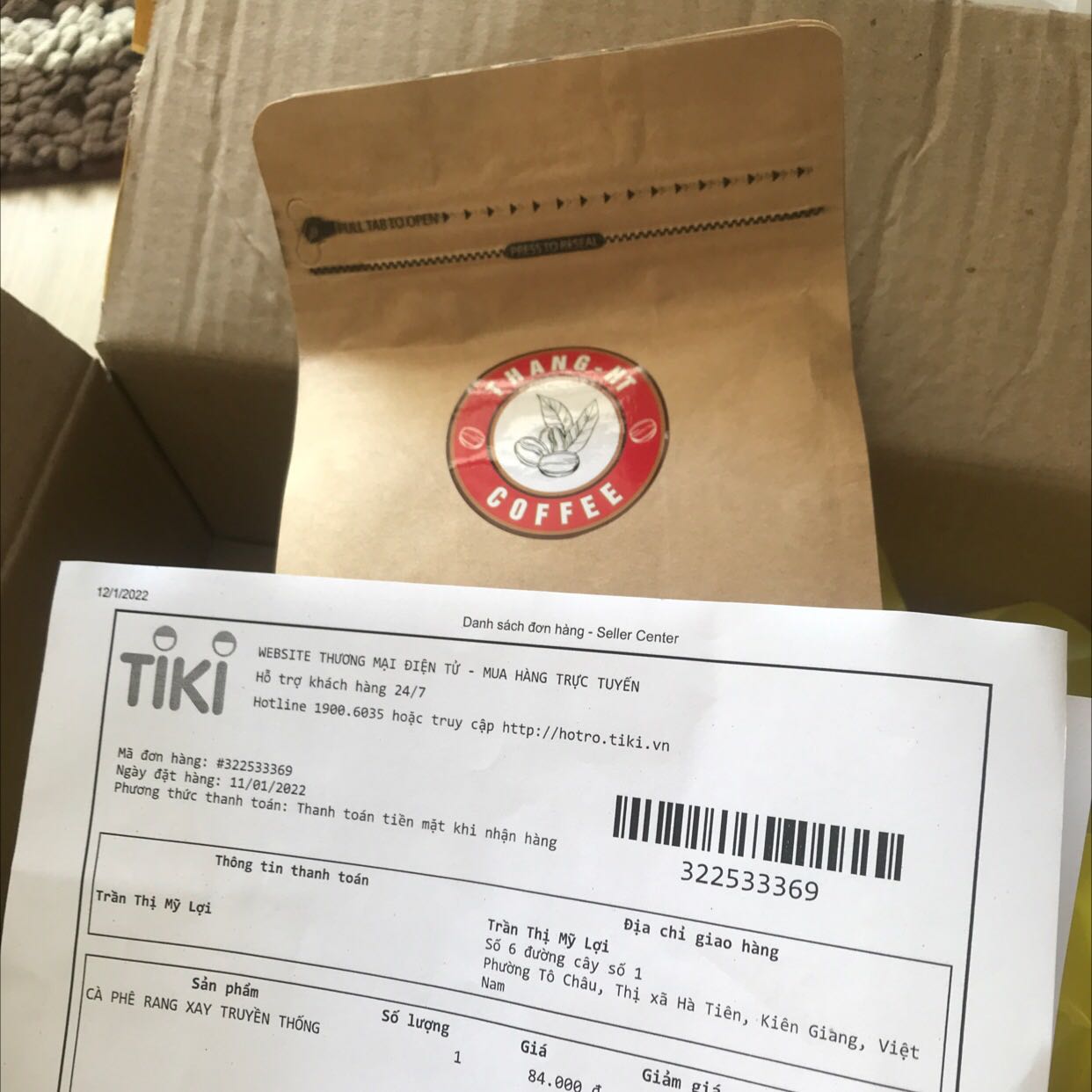 Nhận đc hàng đong gói cẩn thận! Cà phê uống ngon, hương vị thơm, chuẩn cà phê mộc! Shop tư vấn nhiệt tình! Thaks shop! Sẽ ủng hộ tiếp!