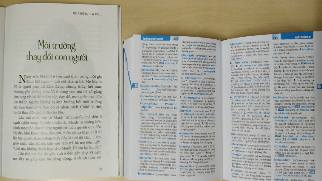 Sách chữ nhỏ, đặc biệt phần Visual Vocabulary chữ rất nhỏ rất khó đọc dù nội dung hay và có màu. Phù hợp những ai thích sách nhỏ gọn và có đôi mắt khoẻ.