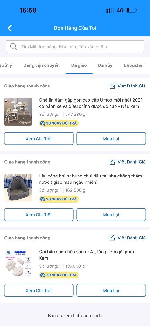 Mình đặt màu Nâu Kem lại giao màu hồng. Con mình con trai, bực mình