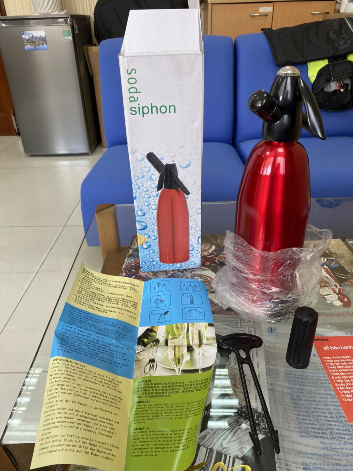 Giao hàng rất nhanh. Sản phẩm đẹp. Đã trải nghiệm trước khi quyết định mua sản phẩm này. Thích hợp cho tiệc cocktail gia đình.