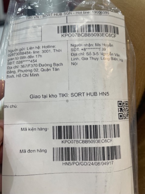 Không biết claim thế nào, hàng thì giao lại của một ai đó. Cánh quạt bị lệch, bật quạt rung bần bật. Muốn đổi cánh thì xử lý như nào?