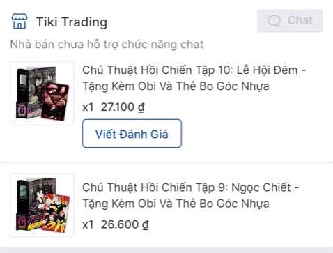 Giao nhanh thiệc nhưng mà obi r thẻ bo góc của t đâu tr. Luôn tin tưởng Tiki nên ko kiểm hàng mở hàng ra mới phát hiện tập 10 ko có obi ko có bo góc trong khi rõ ràng lúc mua hàng có ghi. Ủa là s? Cần 1 lời giải thích nha.. bản in có 5000 Ko lẽ giao cho t bản tái?? Tính cho 1 sao nhưng vớt vác đc anh shipper thân thiện, đóng gói tạm ổn