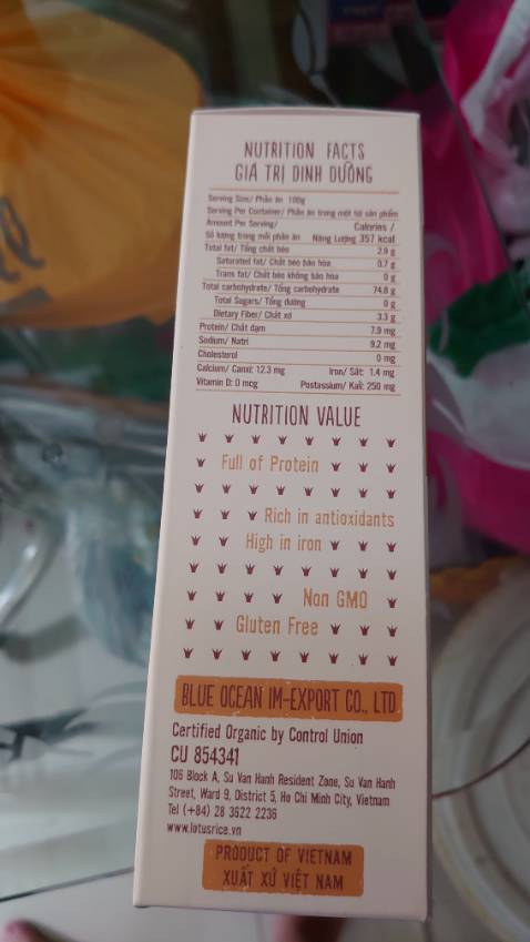 Gạo không quá cứng. Thích hợp giảm cân. Giao hàng nhanh.