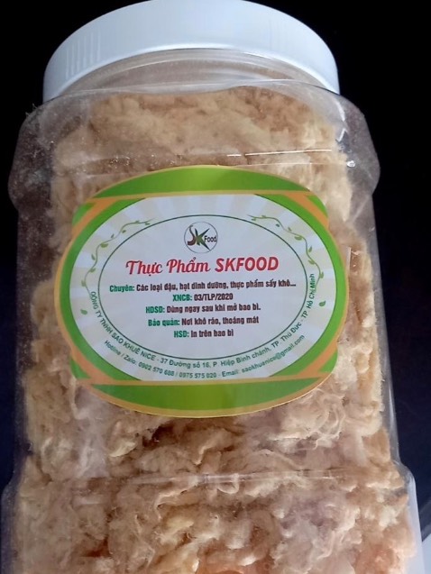 Chà bông ruốc bông tơi nhìn đẹp ạ, kết hợp ăn kèm với xôi và bánh mì sáng rất ngon!