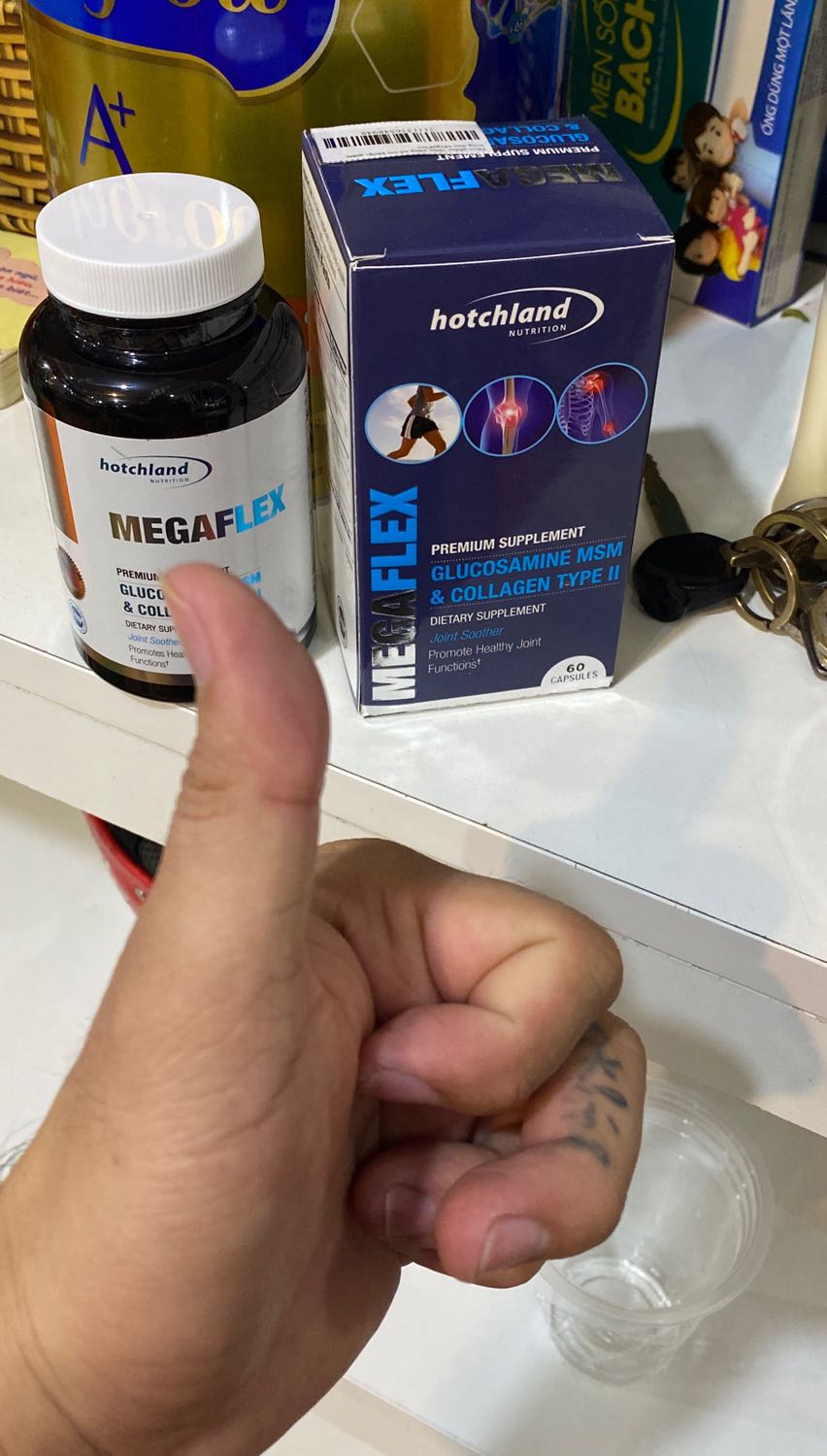 ok, sản phẩm chất lượng dùng được 2 ngày cảm giác các khớp không còn lõng lẽo nữa, vận động nhanh hơn