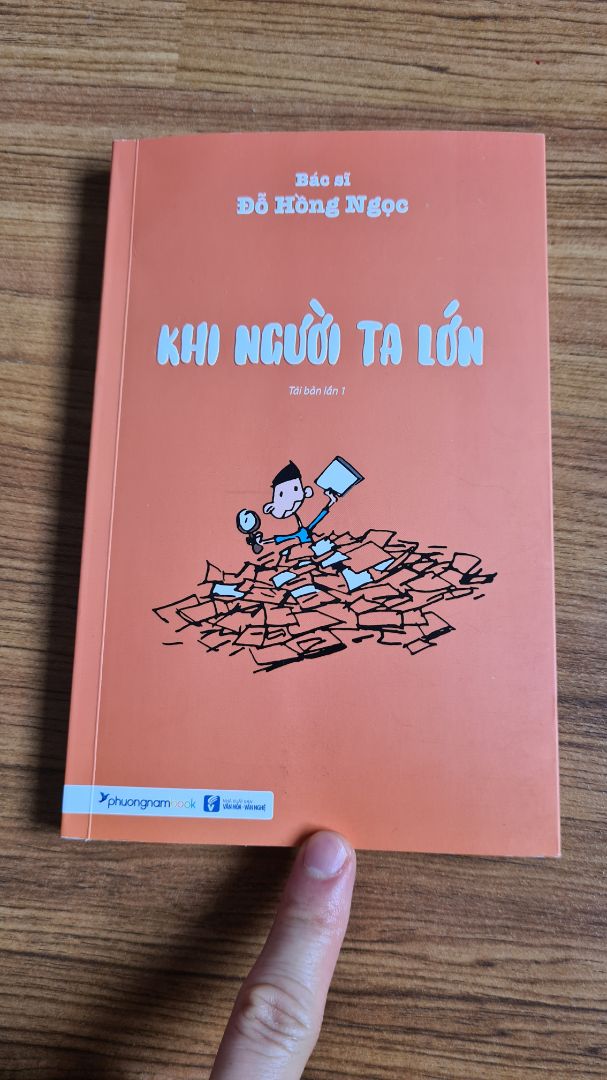 Sách đẹp, giao nhanh, giá rẻ, giọng văn của bác sĩ cũng hay nữa, mình thích bác sĩ từ hồi còn đi học lúc đọc báo mực tím cách đây cũng hơn 20 năm rồi :)