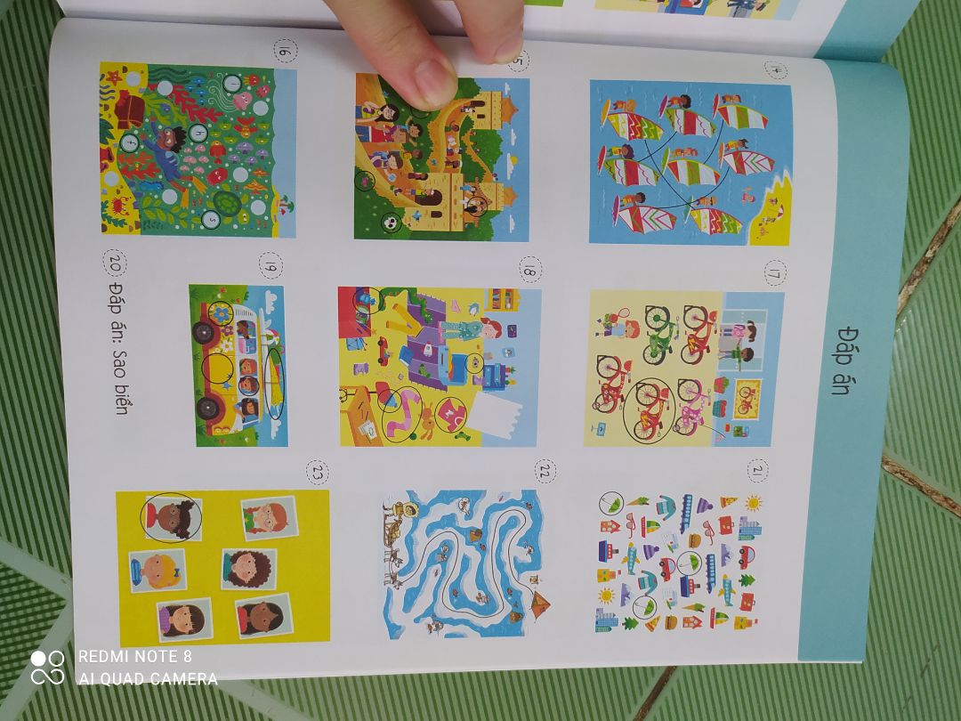 tuyệt vời! màu sắc và hình ảnh cực kỳ đẹp luôn. nội dung phong phú, hấp dẫn. hình ảnh đơn giản, dễ hiểu, phù hợp cho bé từ 3 tuổi