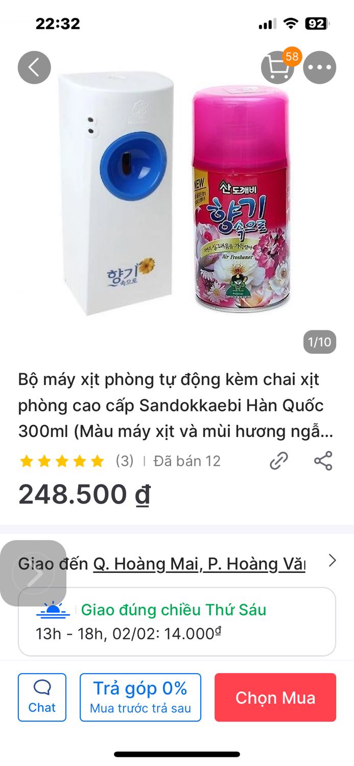 Nhìn nó đẹp nhưng lắp vào nó ko xịt tự động được