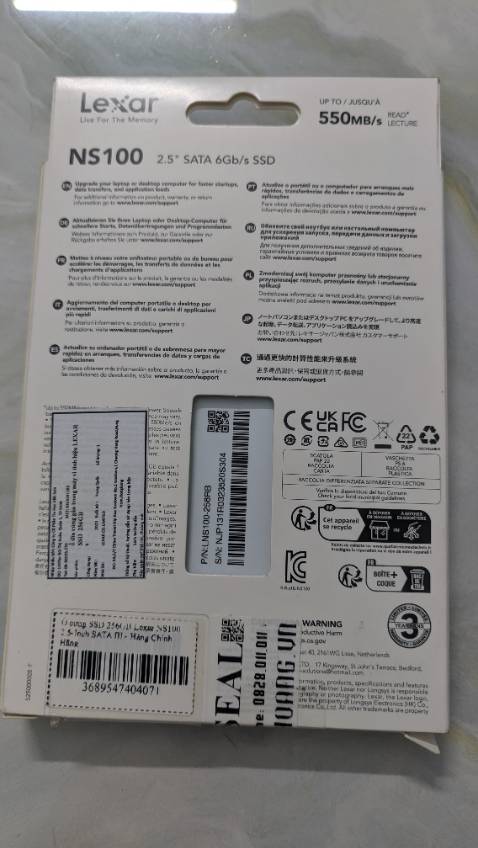 Tốc độ cũng nhanh. Hy vọng sử dụng lâu dài, đừng như SSD Kingston mình mua của Tiki Trading vừa hết hạn bảo hành được 1 tháng là bị read error. Shop giao hàng nhanh Tốc độ cũng nhanh. Hy vọng sử dụng lâu dài, đừng như SSD Kingston mình mua của Tiki Trading vừa hết hạn bảo hành được 1 tháng là bị read error. Shop giao hàng nhanh