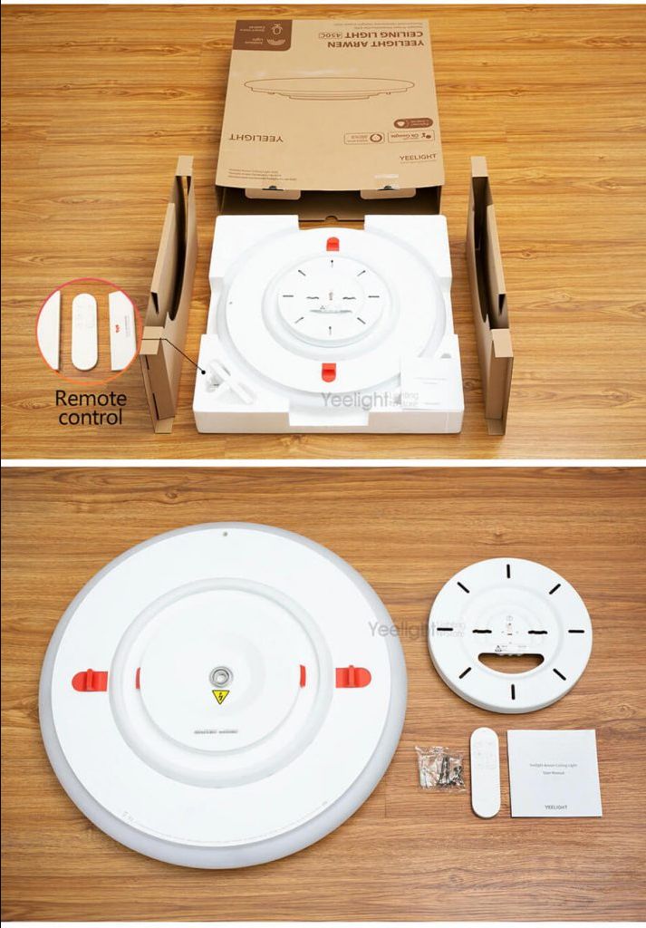 Đèn đẹp, dễ lắp đặt, sử dụng tiện lợi kèm remote