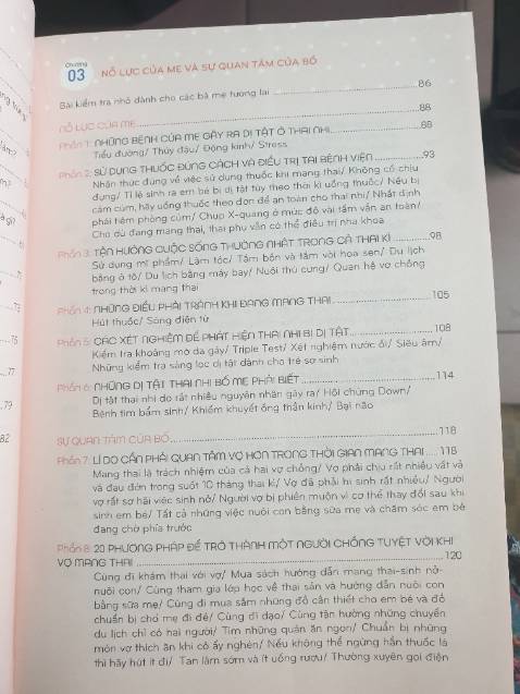 Shop bọc sách rất cẩn thận. Nội dung sách ổn, là tài liệu hữu ích cho các mẹ lần đầu mang thai.