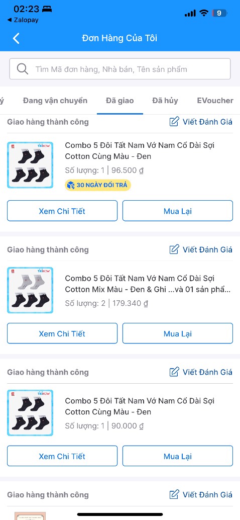 Tất cổ dài lần này dài hơn các lần trước mình mua