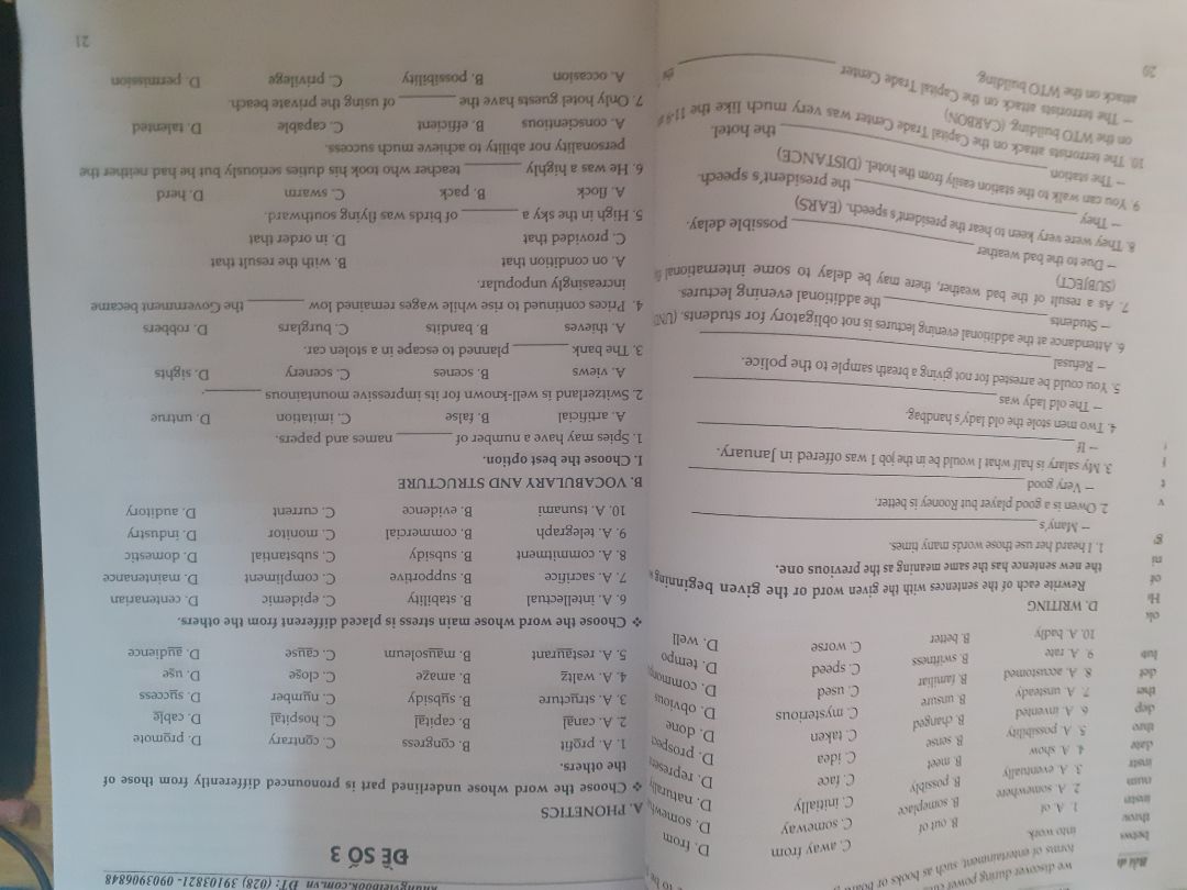 Quyển sách khá hay nhưng đây là bộ đề không phải quyển tổng hợp các kiến thức nâng cao đâu