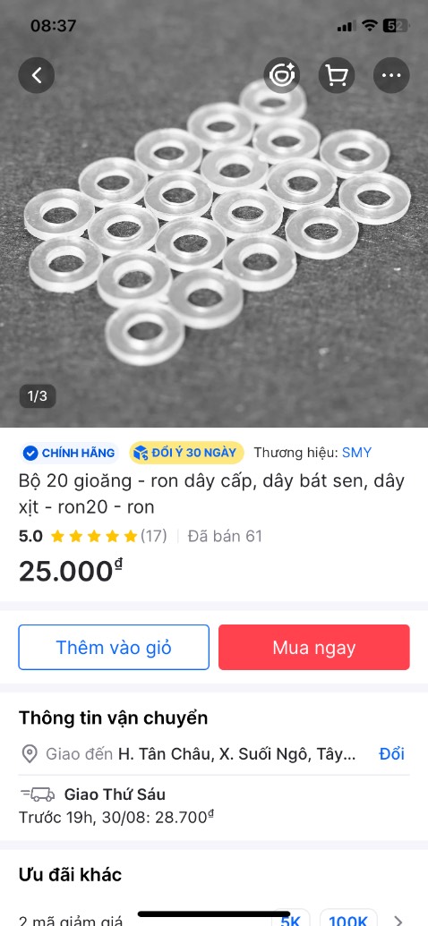 - Giao hàng đúng mẫu.
- Tặng Shop 5 sao!