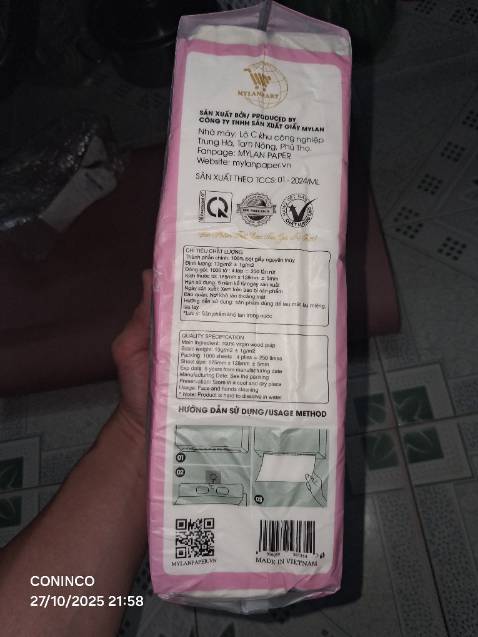 Hàng gói cẩn thận, còn hạn sử dụng, đúng chủng loại, đủ số lượng.