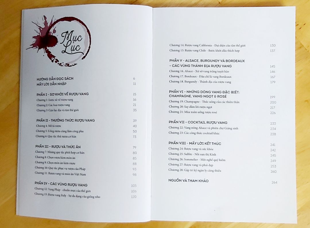 "Được viết bởi một người đam mê rượu vang (người yêu rượu), Chuyện rượu vang dẫn dắt từ lịch sử rượu vang, giới thiệu các loại rượu vang, các loại rượu nho, quy trình làm rượu, đặc điểm của cựu lục địa và tân  thế giới, đến cách thưởng thức rượu vang, cách bảo quản, cách phân phối đồ ăn sao cho phù hợp, để rượu phố trưng bày hết vị trí của mình.  Đồng thời sách giới thiệu các dòng rượu vang nổi trên thế giới, các bảng xếp hạng, các dòng rượu danh tiếng dành cho những ai muốn đi sâu vào thế giới ngây thơ.  Những chiếc bình chọn về sommélier, rượu vang và phái đẹp, rượu và sức khỏe, rượu và tri âm càng làm câu chuyện thêm đậm đà phong phú."
Sách đẹp, chất lượng giấy in tốt. Nhiều hình minh họa màu.
Dịch vụ Tiki tiện ích và dành nhiều ưu đãi cho KH. TikiNOW giao hàng freeship trong vòng 2h. Like &Thanks!
