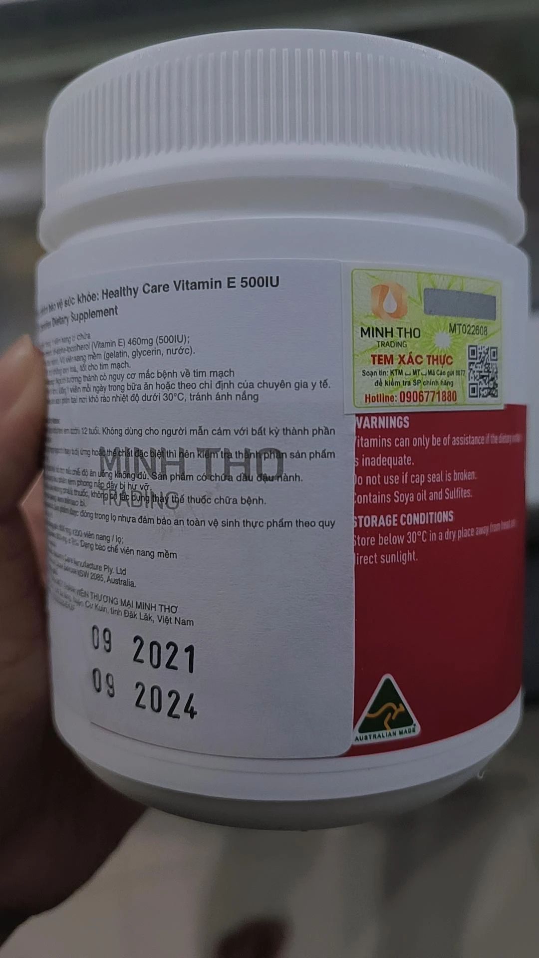 hsd xa tít, tam chống hàng giả đầy đủ, seal đàng hoàng, đóng gói kỹ lưỡng, TIKI giao nhanh.