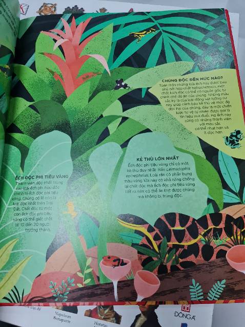 Sách ít trang, chữ hơi nhiều cho trẻ em xem, trang giấy đẹp.