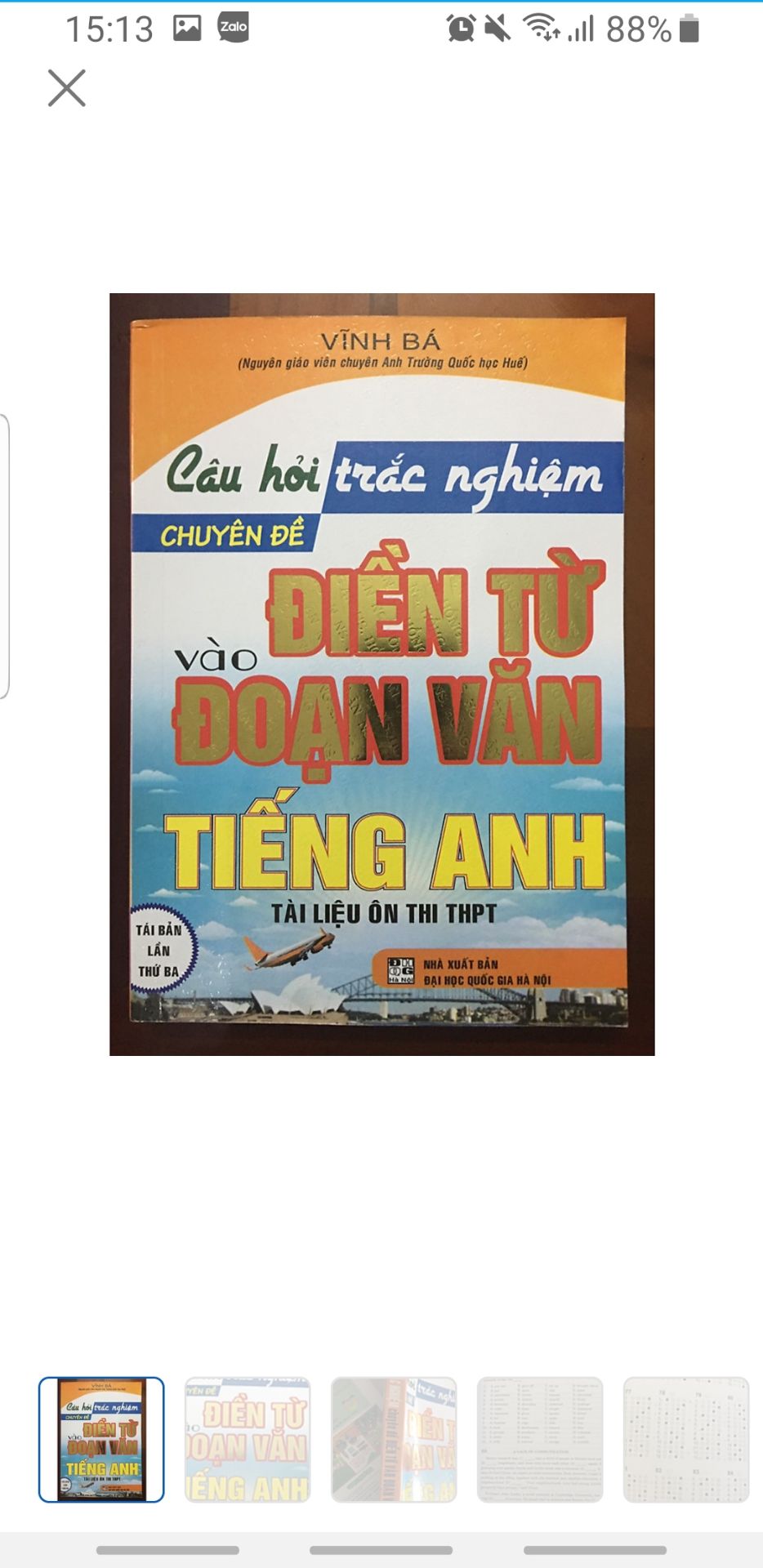 sách đẹp màu mực in rõ ràng. Tiki giao hàng 2h siêu nhanh. Quyển này đc chị bạn giới thiệu để cho các con ôn thi chuyên ngữ cấp 3 nên mình cũng mua về tham khảo cho bạn lớn làm thử. hy vọng cuốn sách hữu ích sẽ cung cấp cho các con nhiều kiến thức bổ ích.