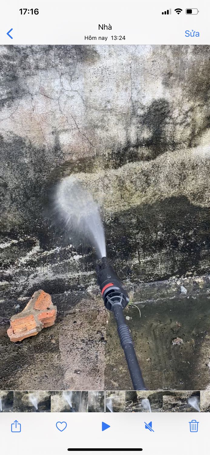 Nhận hàng okay, máy đẹp đóng gói nguyên đai đầy đủ, máy xịt mạnh rong rêu bay tứ táng. Vệ sinh nhà cửa hết xẩy. Chỉ có điều không có ống cấp nước phải đi mua thêm. Nói chung xài okay.