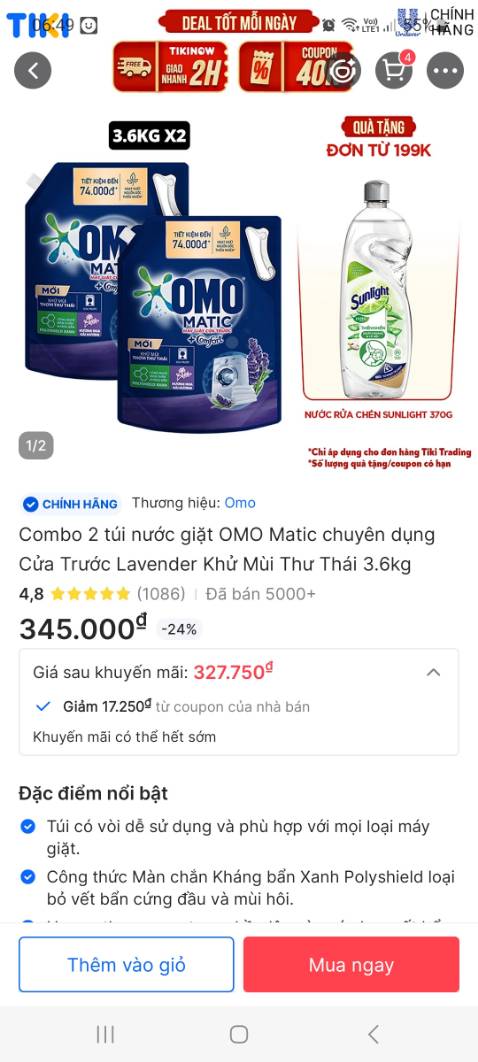 Mình đặt đơn hàng có hình ảnh quà tặng đến lúc giao hàng lại không có.