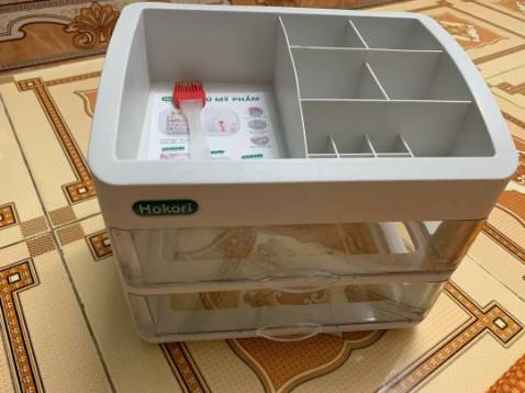 Mua 2 tầng nhưng thực tế là 3 tầng như hình mình đăng nha . Nhựa cứng cáp và dày rất chắc chắn ko ọp ẹp như hàng TQ